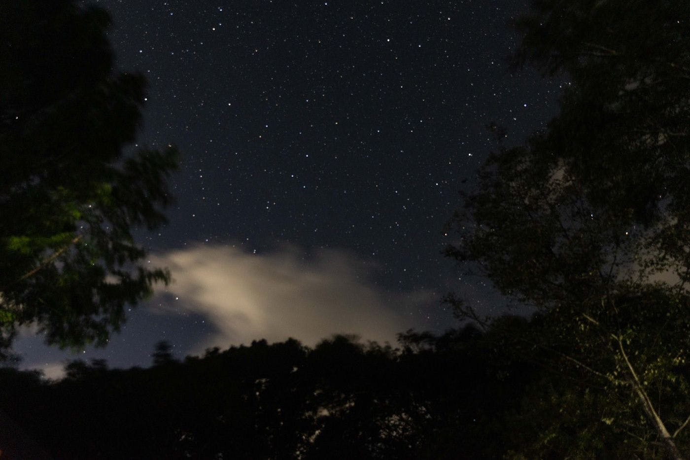 เต็นท์ซาวน่า ช่วงกลางคืน