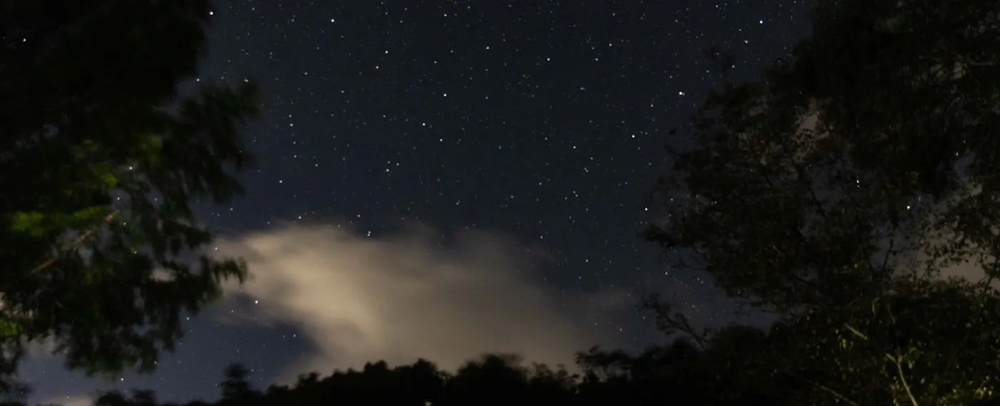 เต็นท์ซาวน่า ช่วงกลางคืน