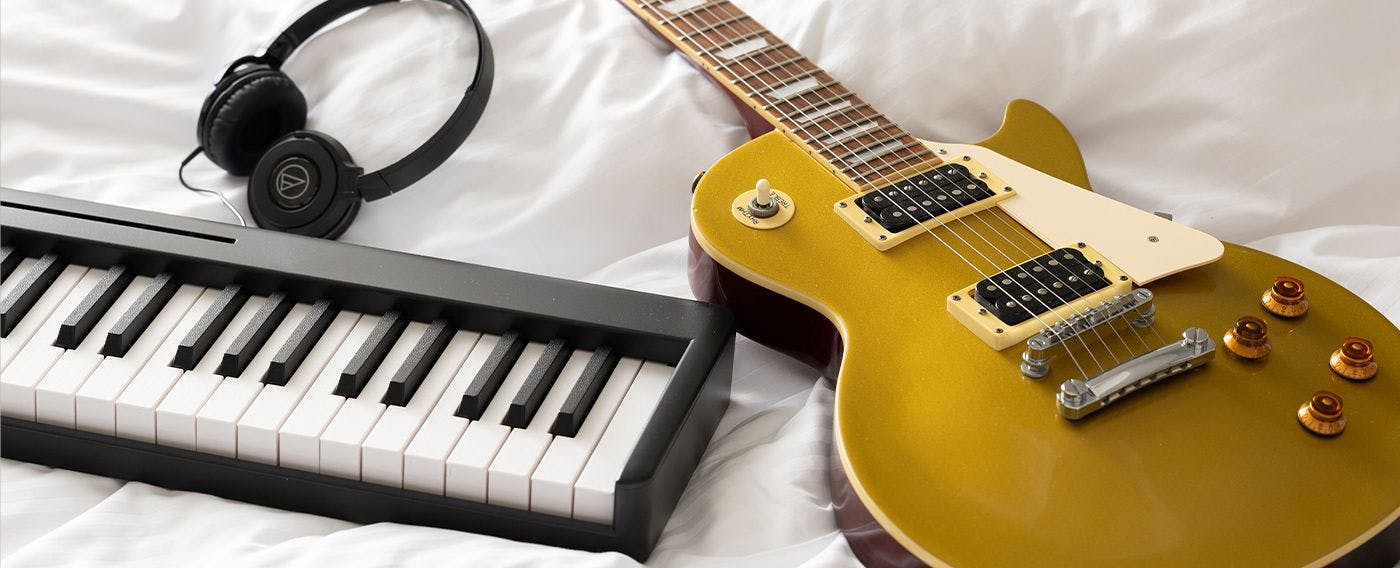 คีย์บอร์ดพับได้ กีตาร์ไฟฟ้า