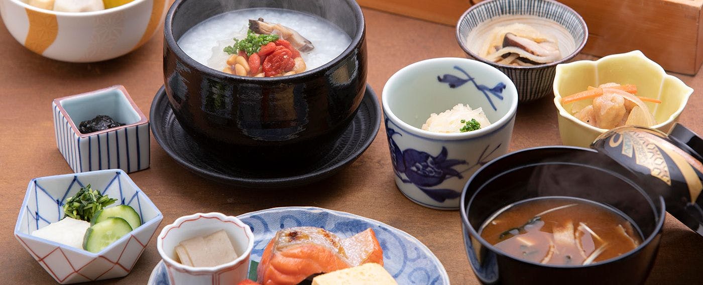 【和定食】和定食可选择白米饭、粥或药膳粥。