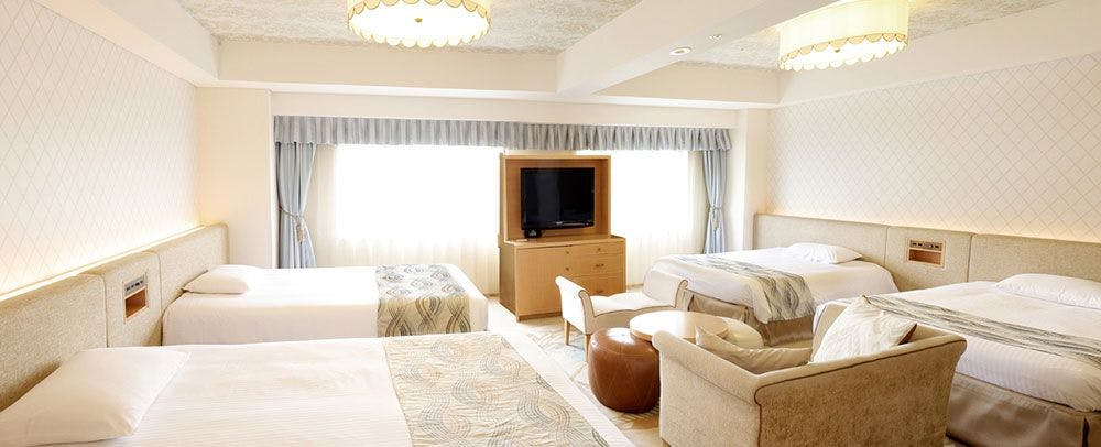 以繪本世界為靈感設計的可愛「豪華家庭房」