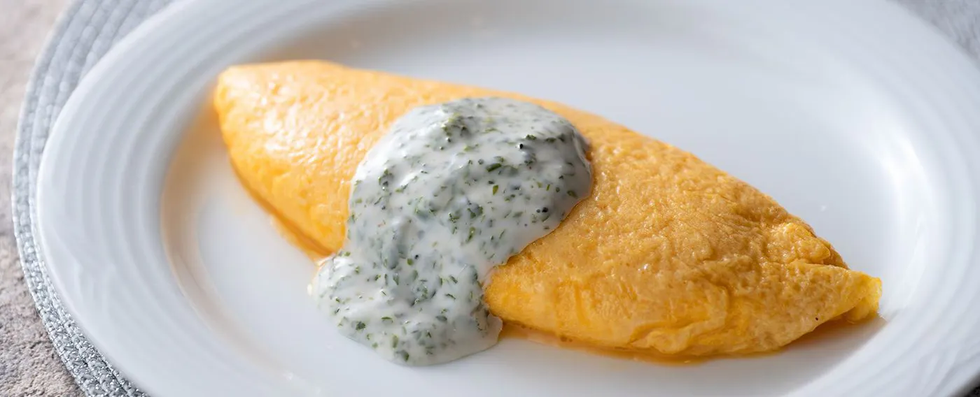 ANAクラウンプラザ 特製オムレツ