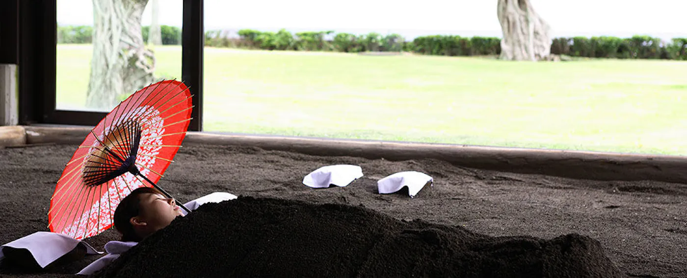 Keistimewaan Ibusuki "Mata air panas pasir"