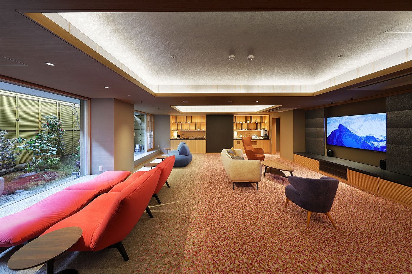 Paviliun Matsubayashi Khusus Lounge Premium "Hiyoku"