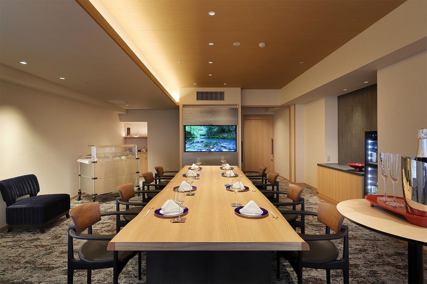 Paviliun Matsubayashi Tei Ruang Makan Khusus "Bunsui"