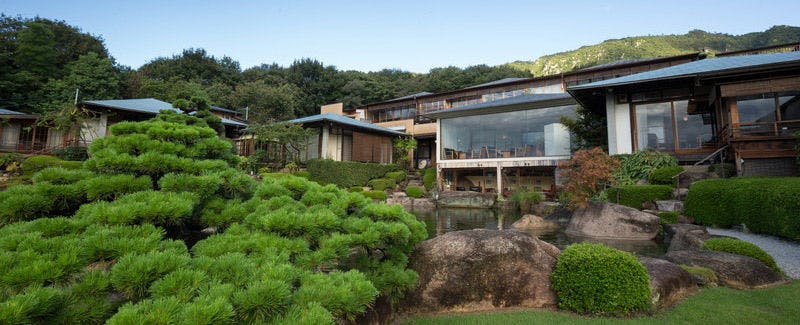 回遊式庭園　夏