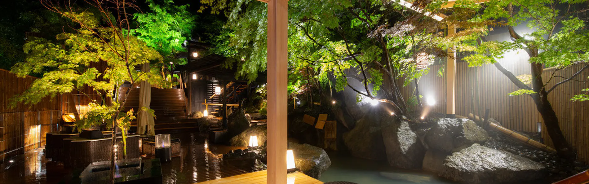 秘境 白川源泉 山荘 竹ふえ
