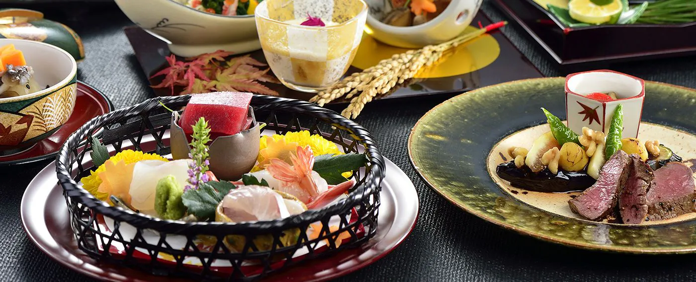 和食とフレンチが融合した、いいとこどりの和洋折衷コース料理(イメージ)