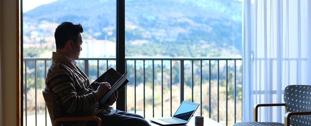 天城連山・遠笠山ビューの客室