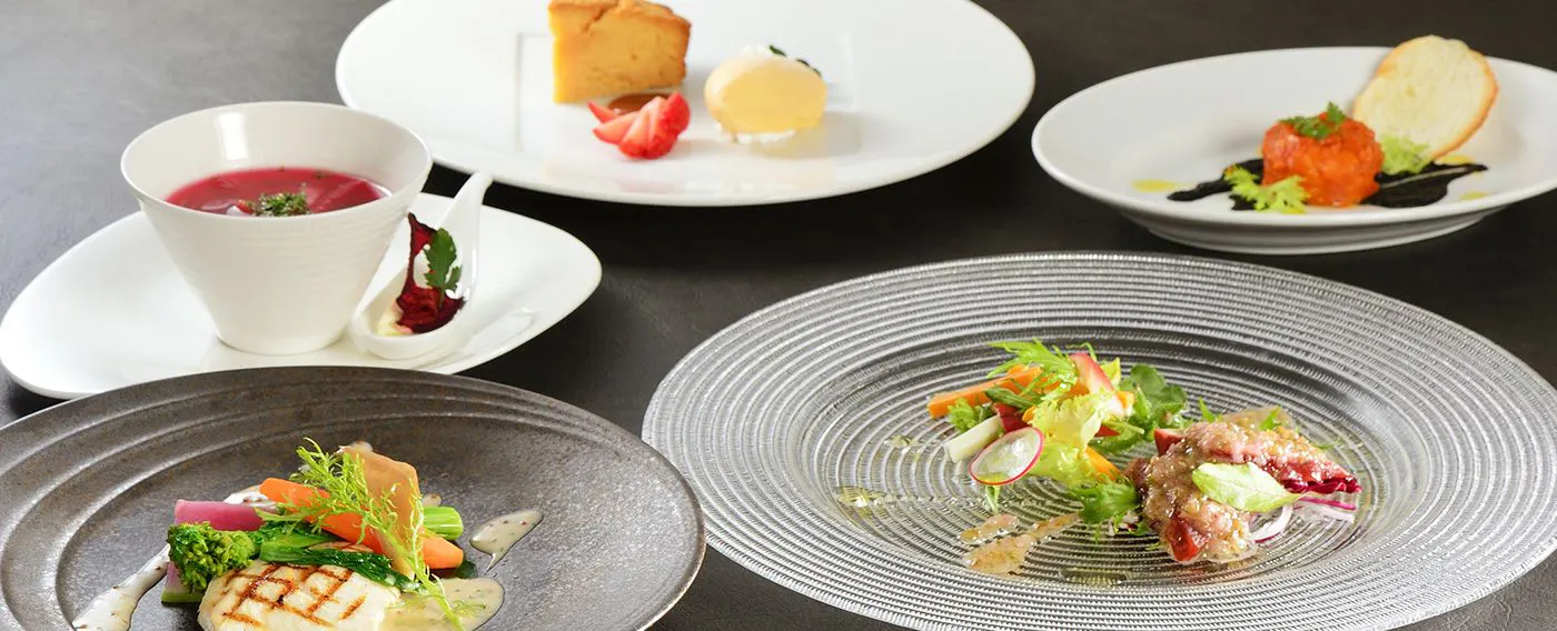 シェフが織りなす繊細なフレンチを味わう(イメージ)