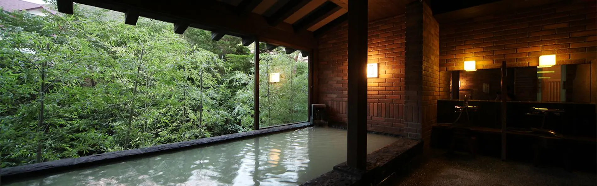 白濁源泉掛け流し八湯めぐりの湯 雲仙温泉 民芸モダンの宿 雲仙福田屋