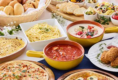 Dinner Buffet (17:00–21:00) *Last entry at 20:30