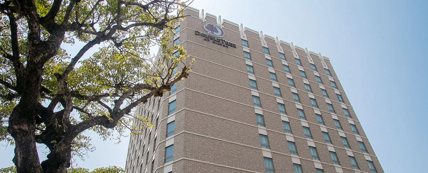 【호텔 외관】모노레일 "아사히바시역" 바로 앞이라는 좋은 위치.