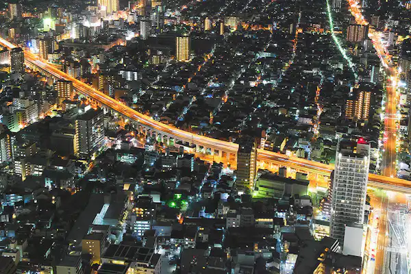 Pemandangan malam hari