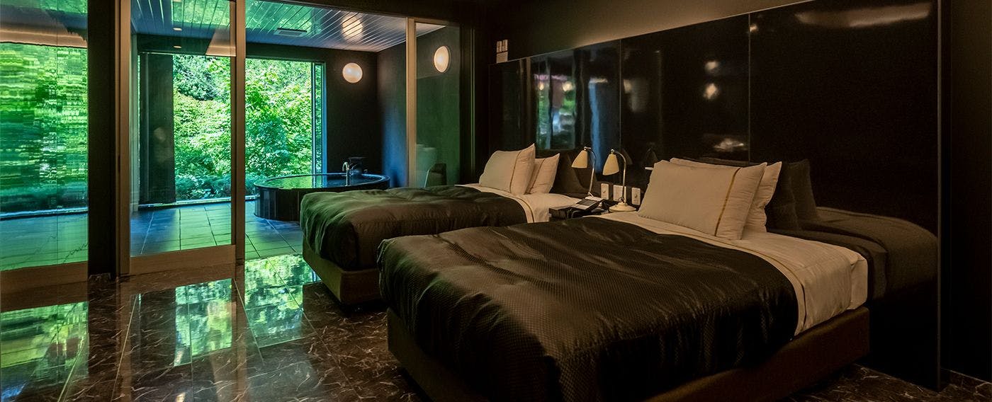 103号室【完全源泉露天風呂付客室】リバービューツイン