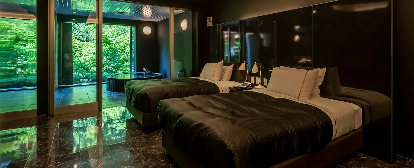 103号室【完全源泉露天風呂付客室】リバービューツイン