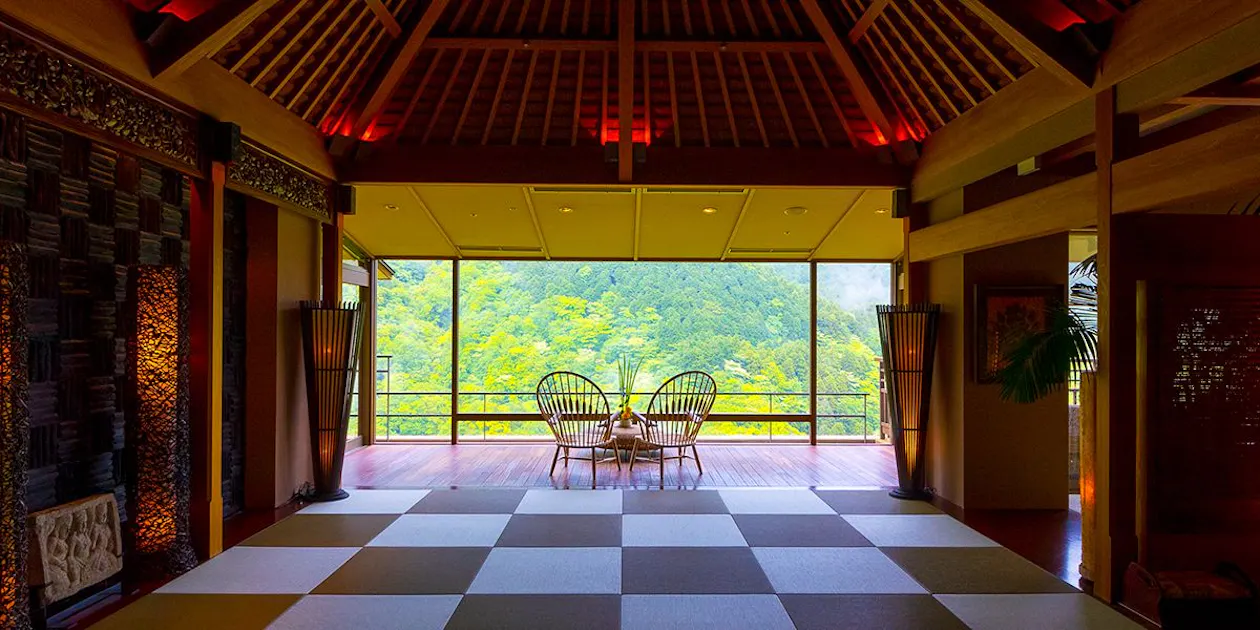 Hakone Ginyu ryokan with valley view