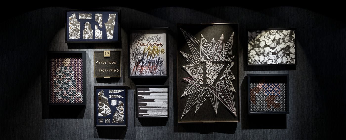 客室フロア｜ストリングアートで表現するフロアナンバー等