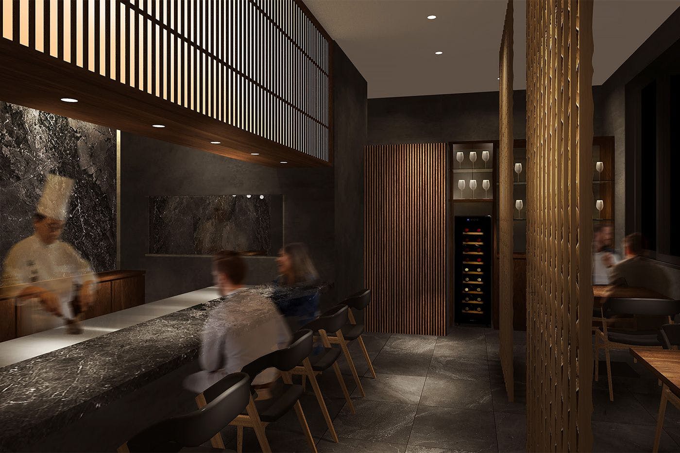 レストラン「火撥」