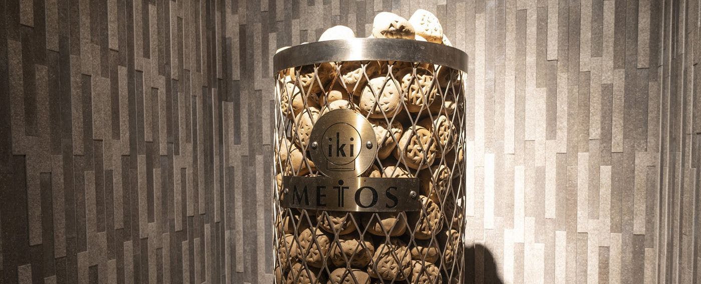 เราใช้ METOS IKI สำหรับซาวน่าถ้ำ