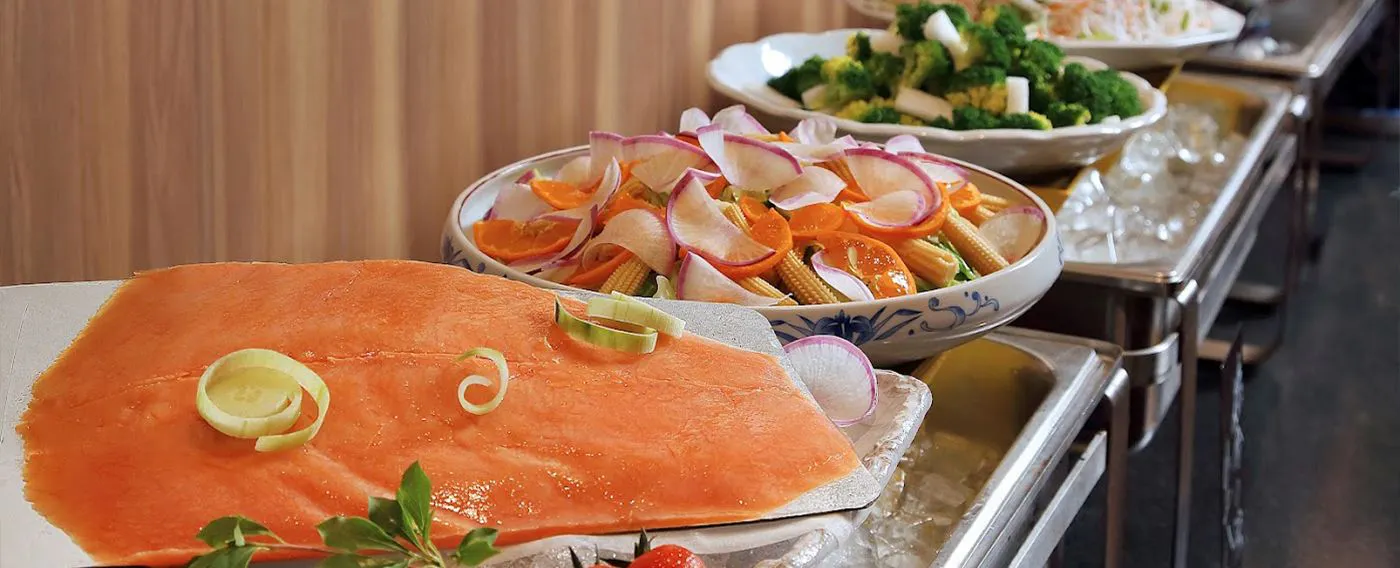 ตัวอย่างบุฟเฟ่ต์อาหารเช้า