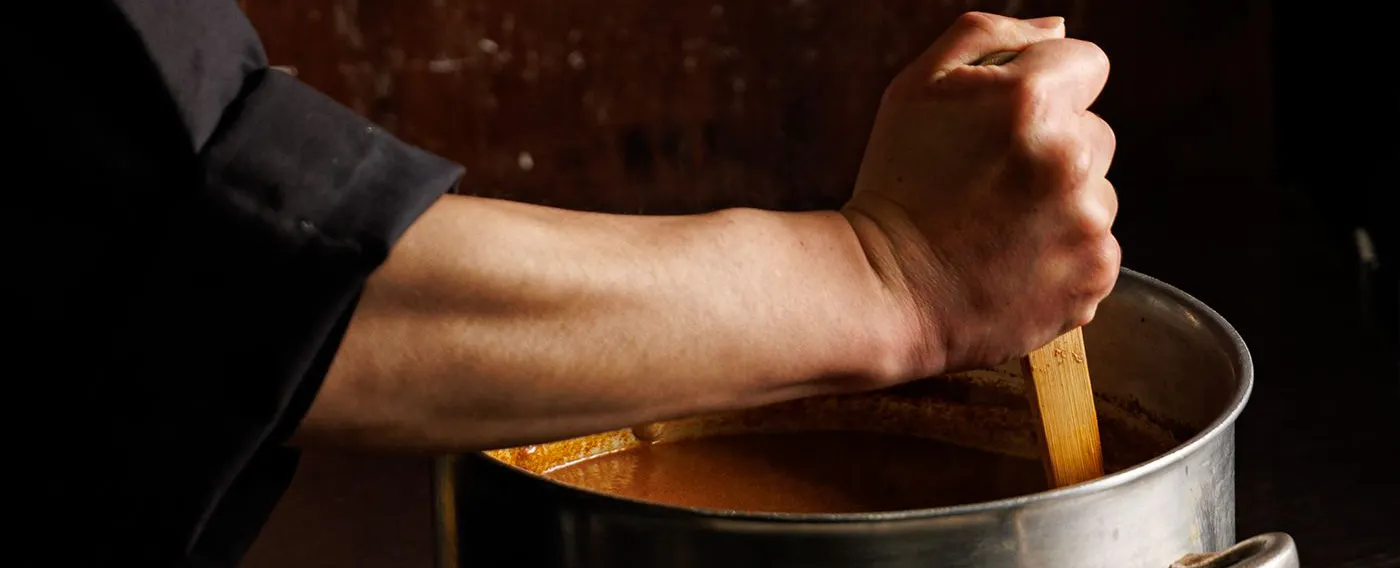 ภาพการปรุงแกงกะหรี่