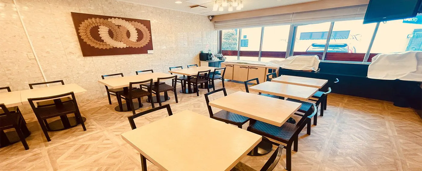 朝食会場