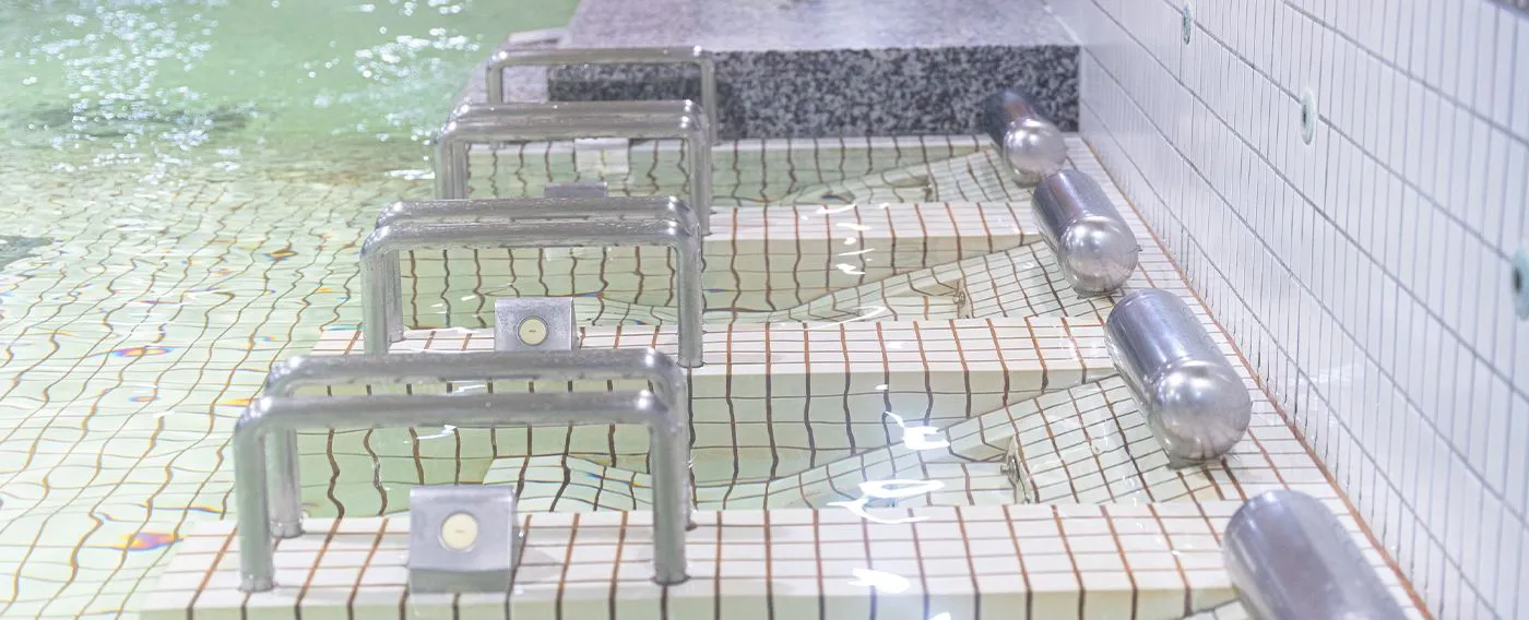 5 jenis jet bath termasuk air pancuran pijat.