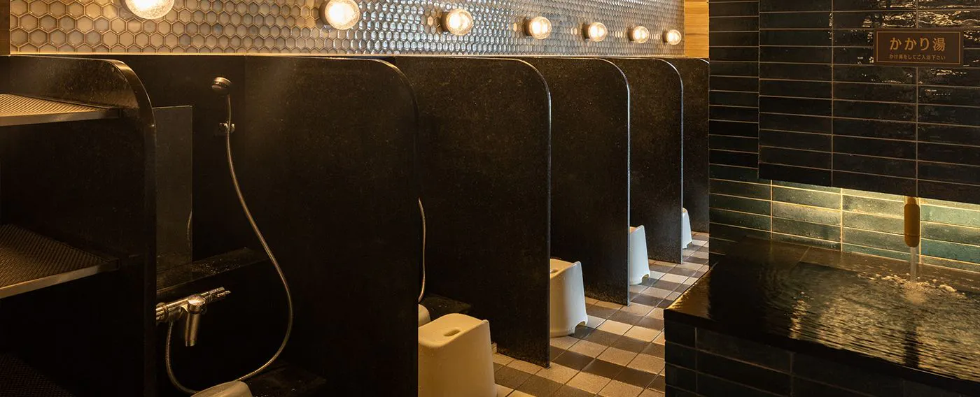 ห้องอาบน้ำชาย - พื้นที่ล้างตัว