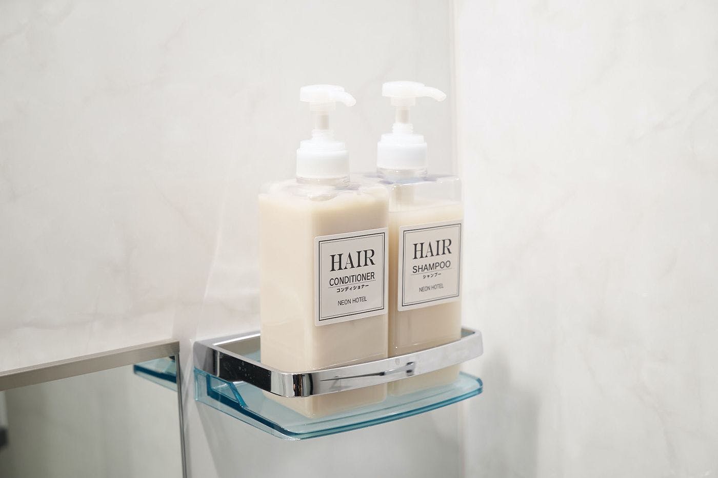 ห้องน้ำ แชมพู ครีมนวดผม