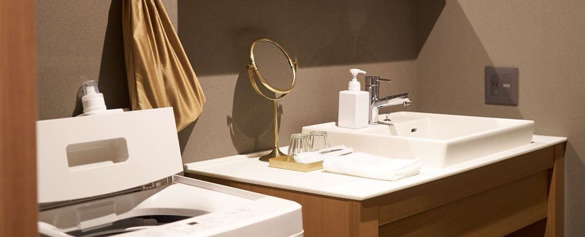 อ่างล้างหน้า, เครื่องซักผ้า