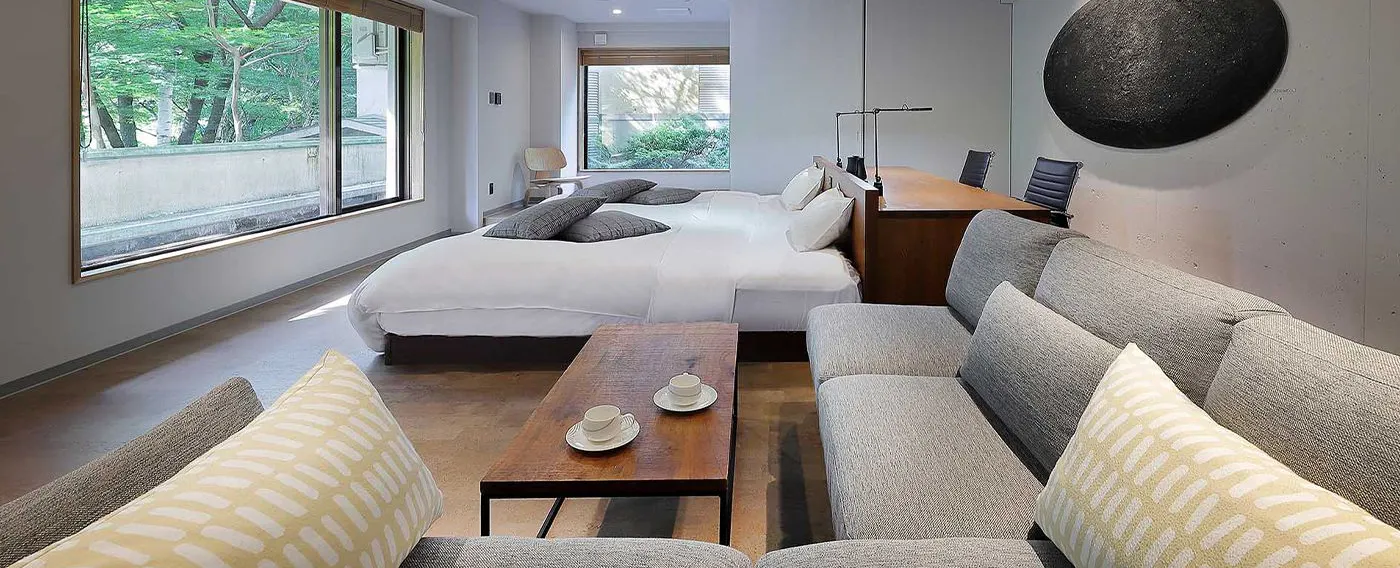 【ห้องสปา】ห้องพักเตียงคู่พร้อมน้ำพุร้อนส่วนตัว