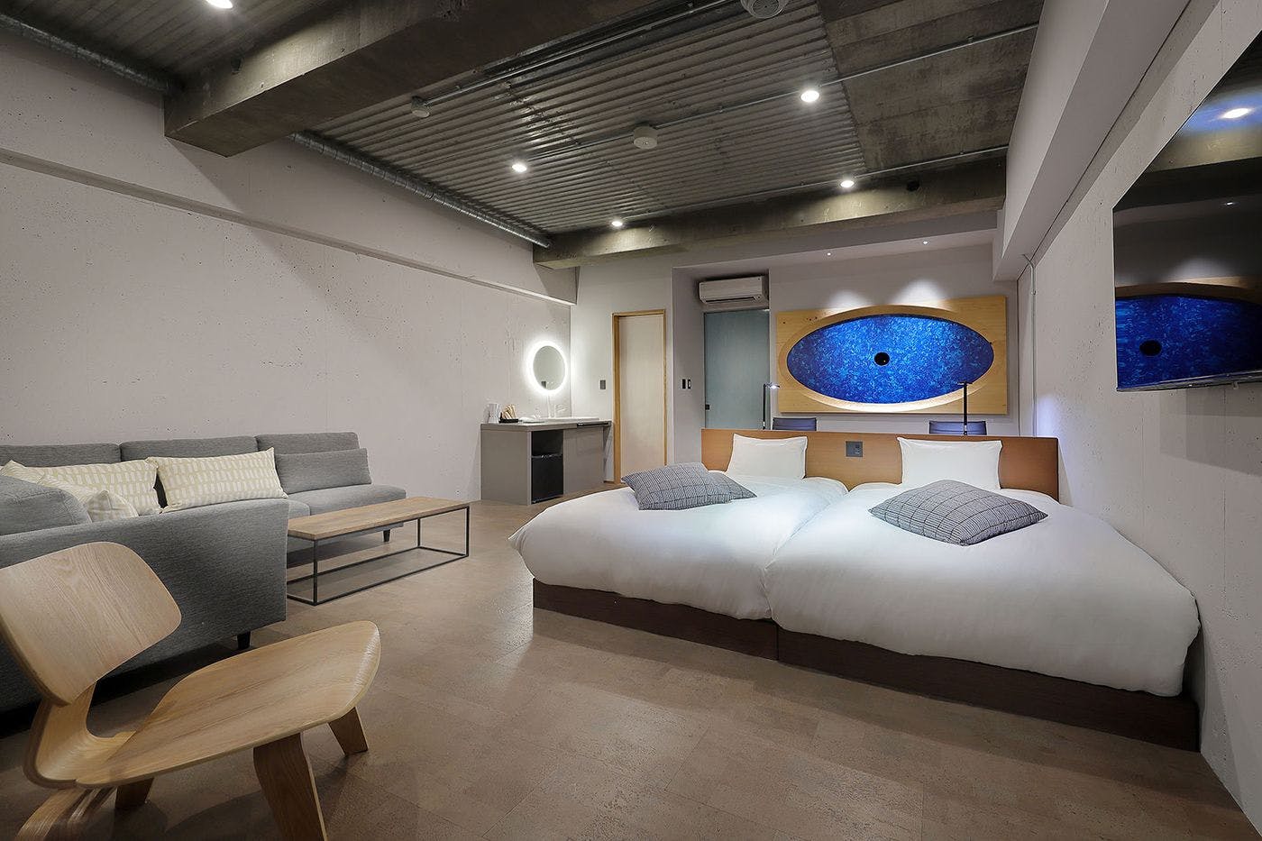 【ห้องสปา】ห้องพักเตียงคู่พร้อมน้ำพุร้อนในตัว