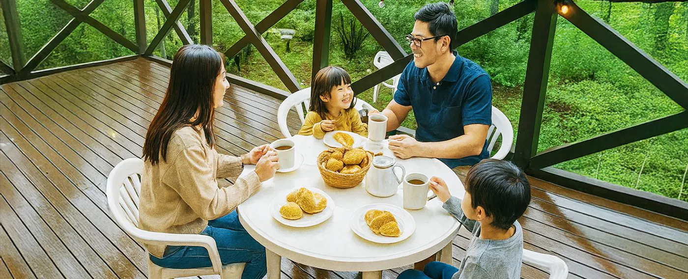 Balkon Gambar sarapan pagi
