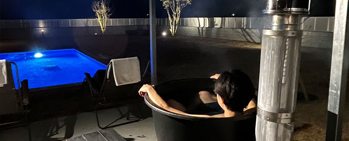 ภาพตัวอย่างการใช้งานอ่างอาบน้ำแบบโกเอมอน