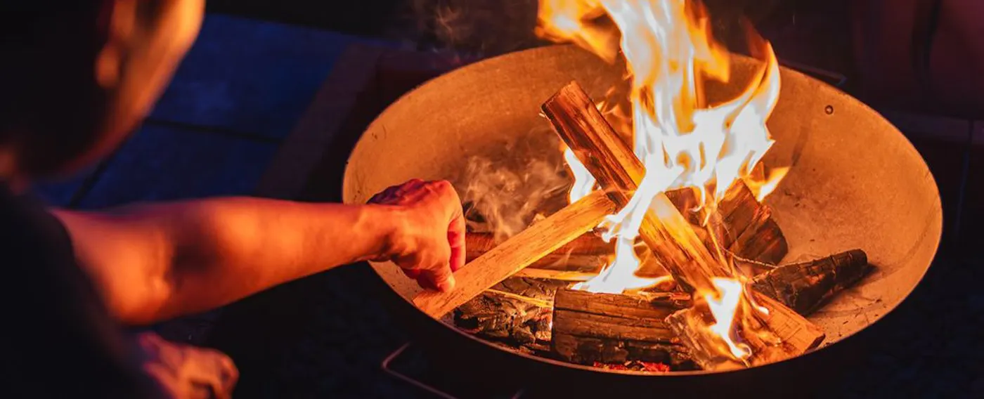 ภาพบรรยากาศกองไฟ