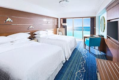 シェラトングランデ東京ベイ 子連れ宿泊記 パークウィング パークビューの部屋 アメニティなどを紹介 アナマイ