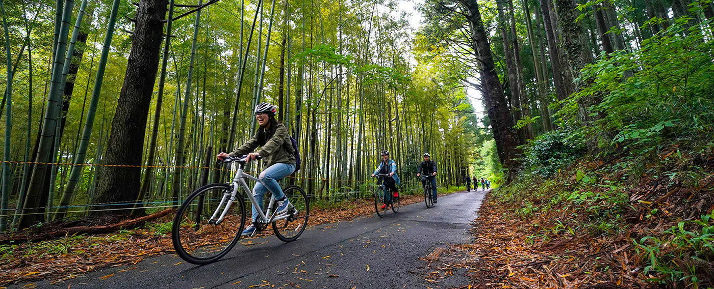 クロスバイクで楽しむサイクリングコース