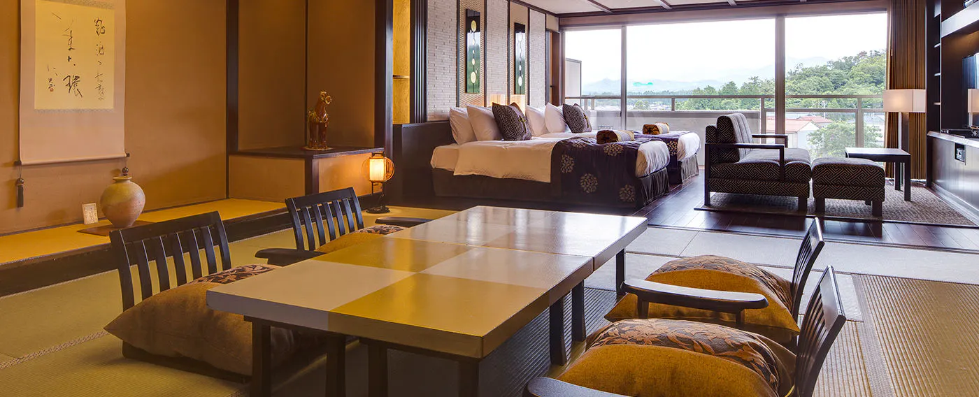 【Tenshou no Yakata】Premium Suite dengan 2 Ruang Tamu, 121 m²