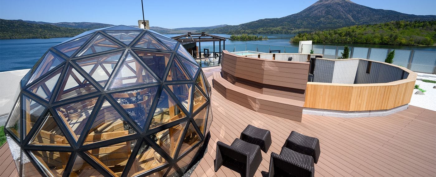 ドーム型展望サウナ