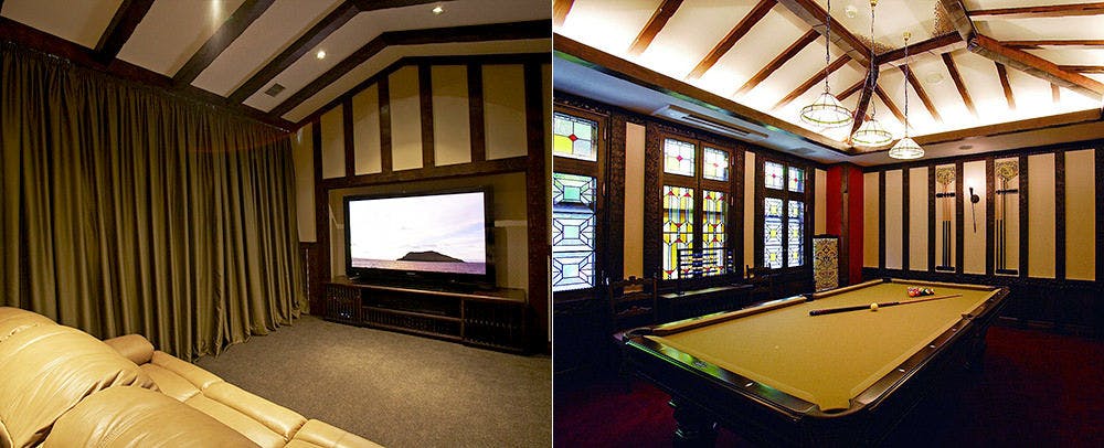 Ruang proyeksi (Ruang Teater)・Ruang biliar (Ruang Biliar)