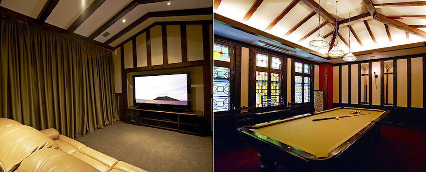 Ruang proyeksi (Ruang Teater)・Ruang biliar (Ruang Biliar)