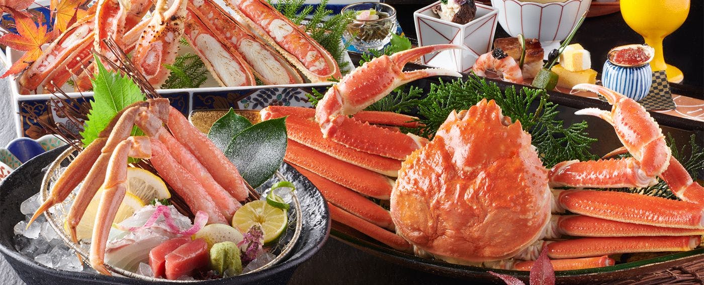 Musim sejuk eksklusif: Nikmati hidangan penuh ketam salji termasuk ketam mentah, ketam utuh, steamboat ketam, dan ketam panggang.