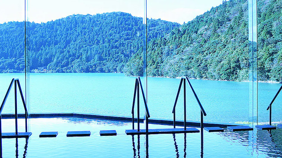 Unzen Onsen Gensen Kakenagashi & Oshidori no Ike wo Nozomu Bishoku no Yado Azumaen