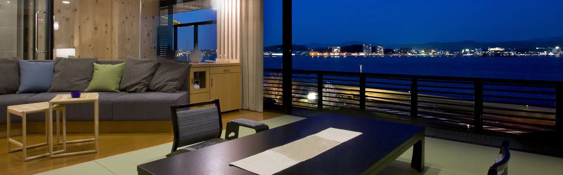 露天風呂付き和洋室一例