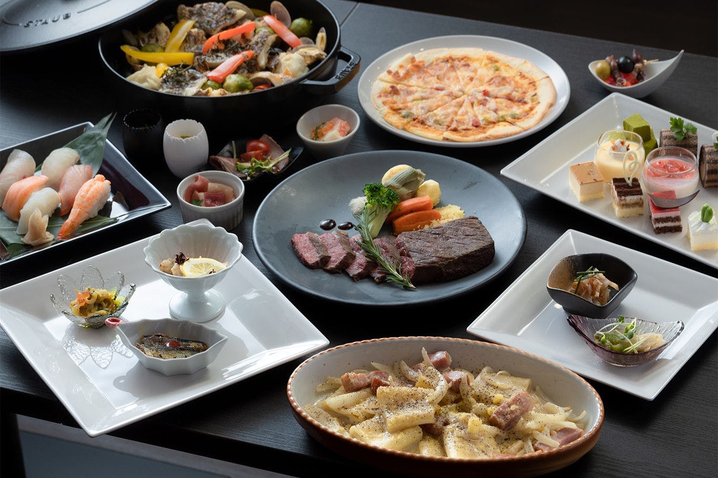 บุฟเฟ่ต์ตัวอย่าง