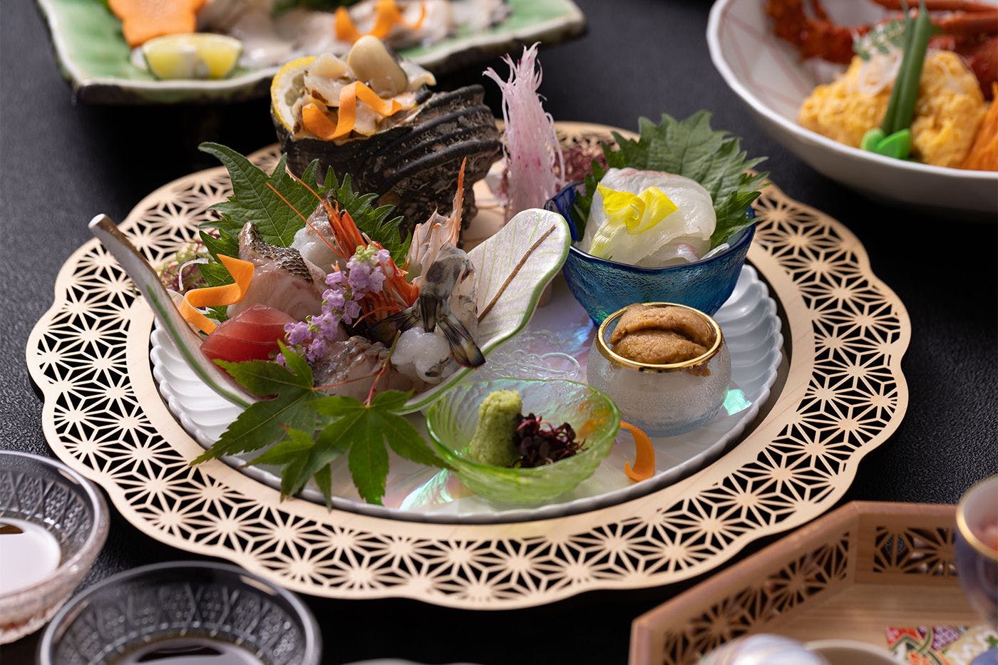 ภาพตัวอย่างอาหารไคเซกิ