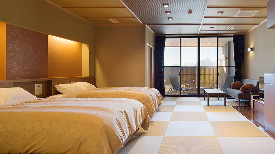 Manten no Yado: All Rooms Equipped with Open-Air Natural Hot Springs
