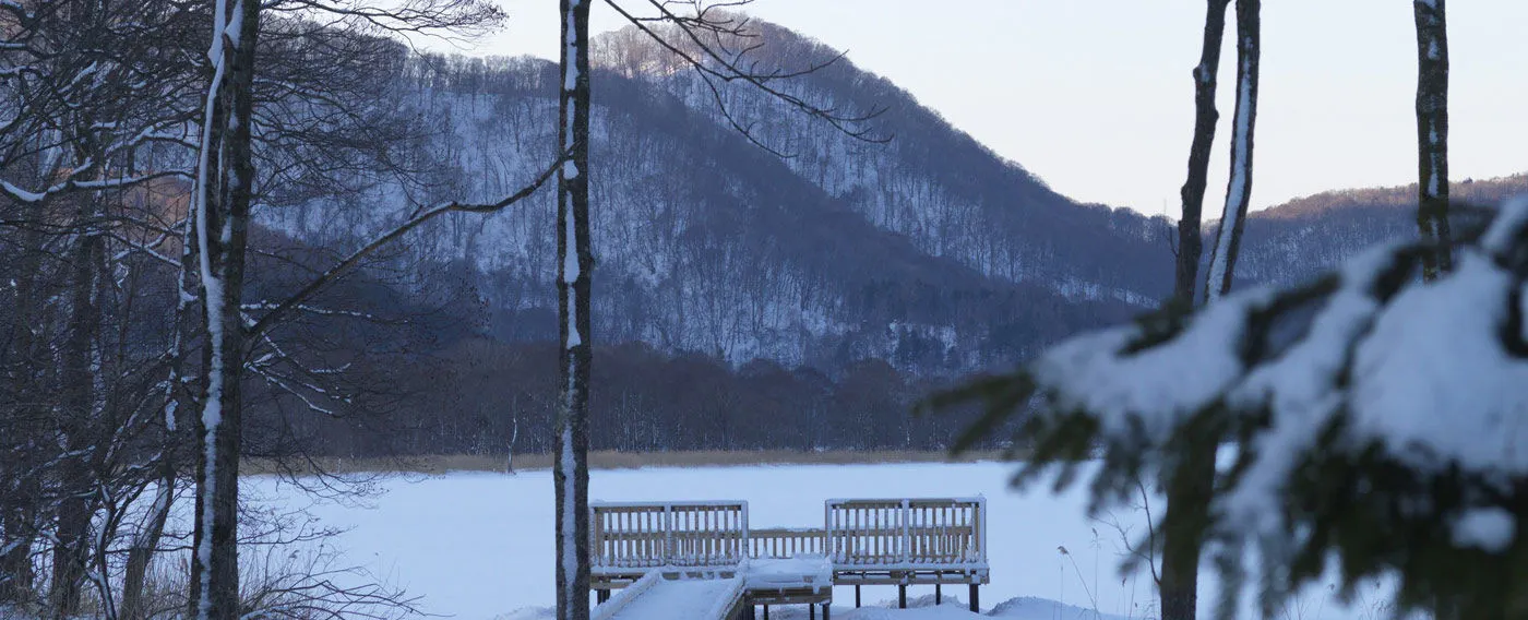 湖上テラス/冬