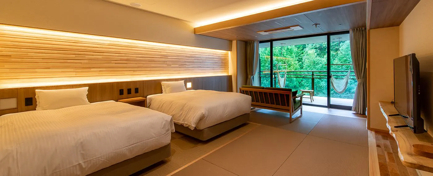 【Sato-yama Front】Hammock Terrace - Premier Twin